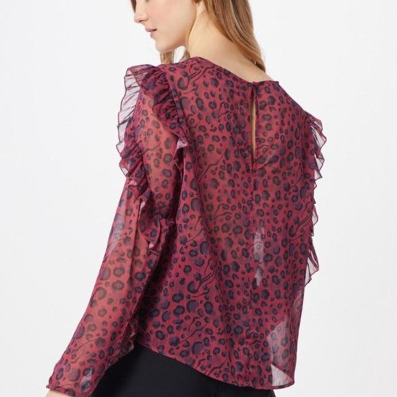 CATWALK JUNKIE WILD BERRY BLOUSE - Picture 3 of 16